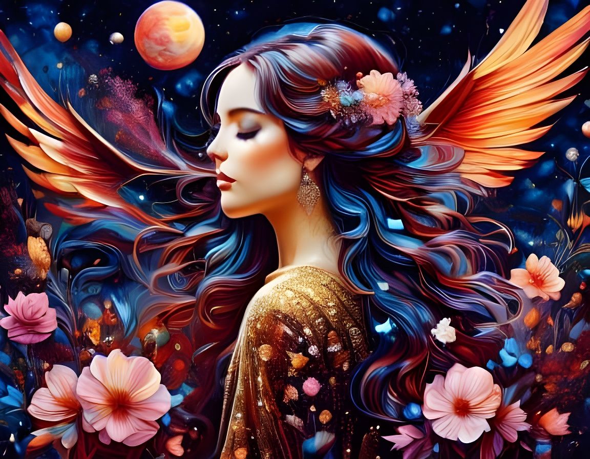 Elegant Arabesque Dance in Full Color