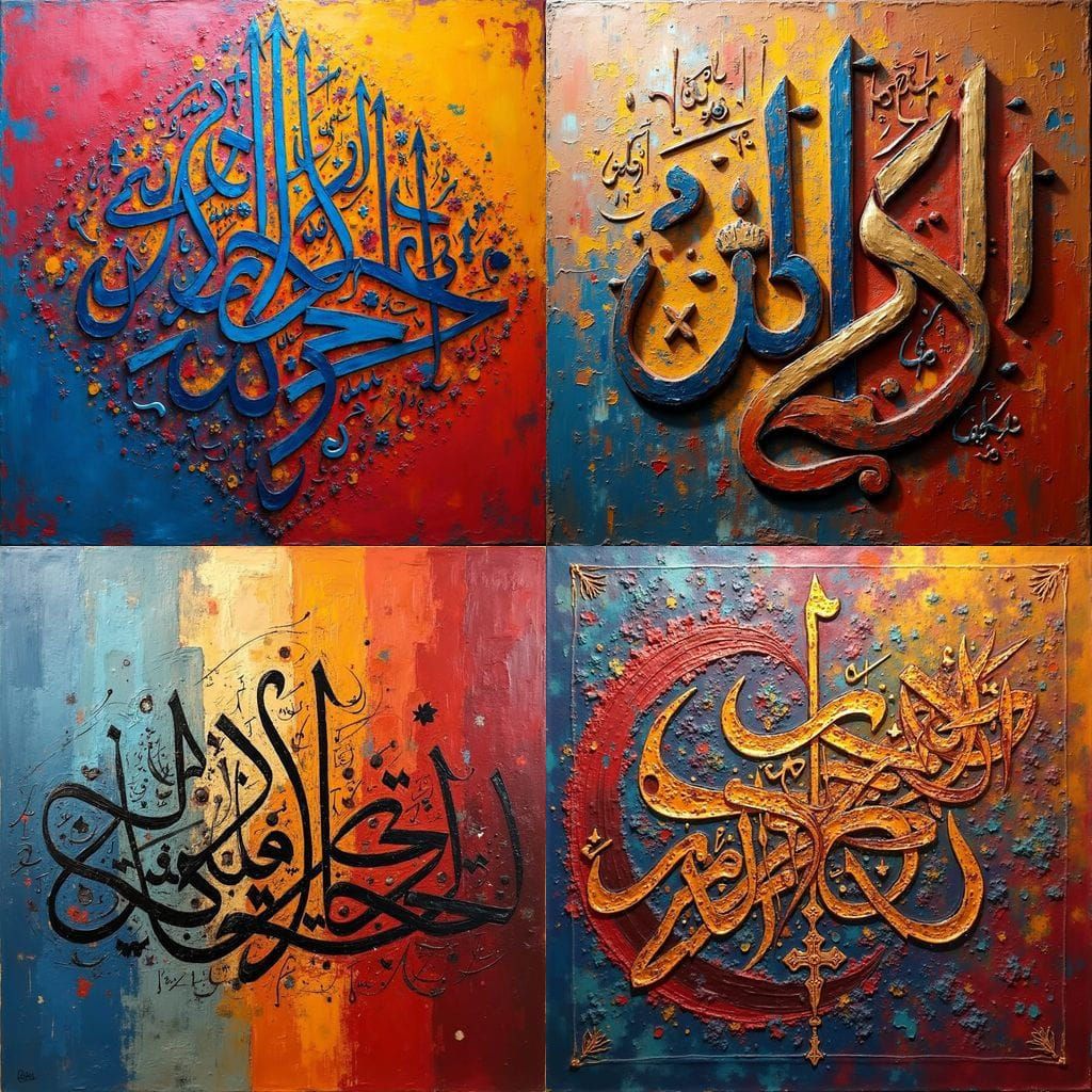 Moroccan Calligraphy Art: Kufic and Maghrebi Script