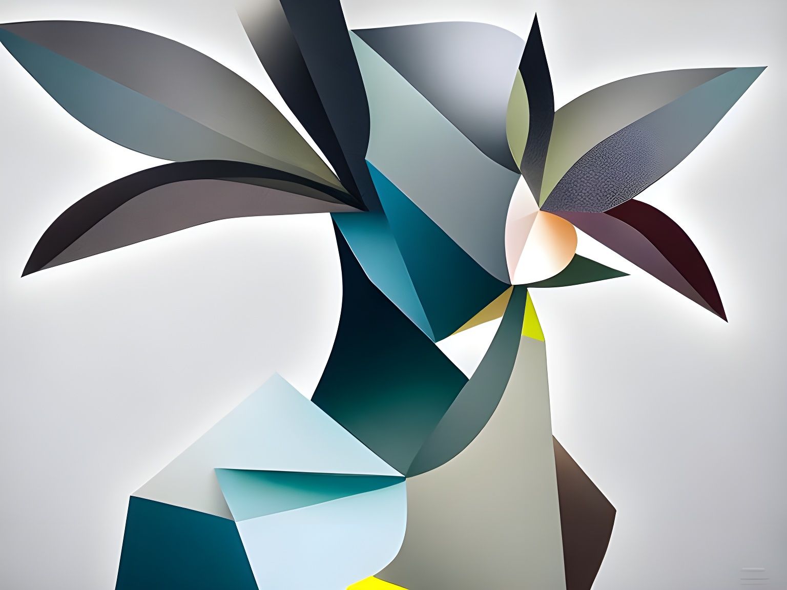 Abstract Color Fusion: Detailed Matte Painting in 8K