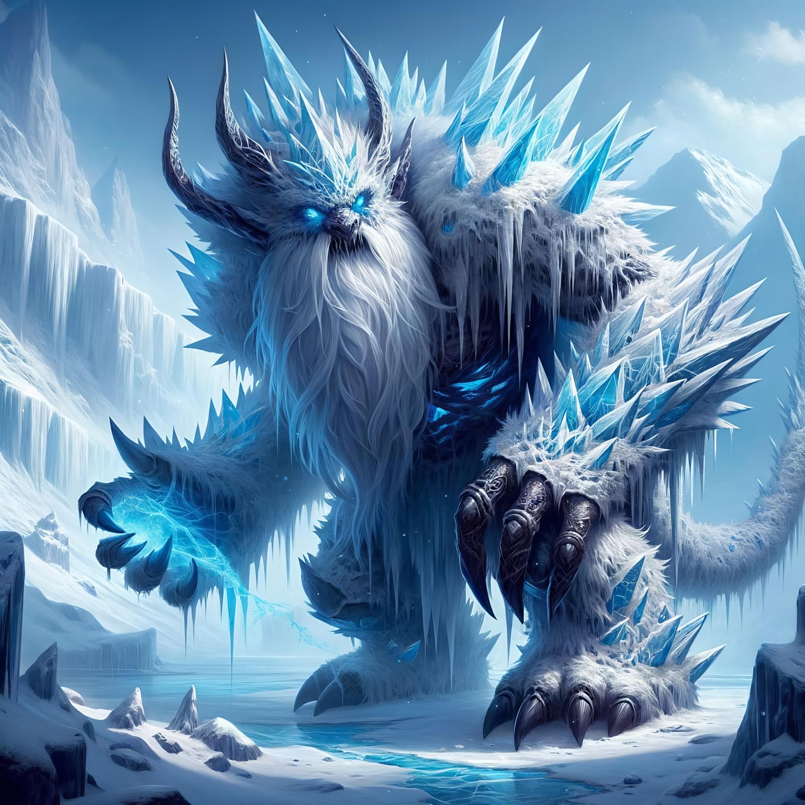 Crystal Icemoth: Elemental of the Frozen Plane