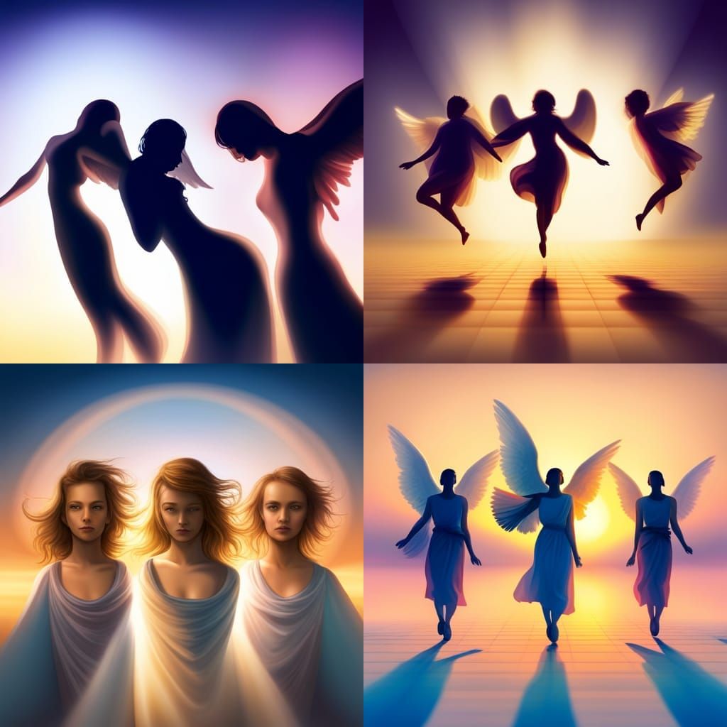 Angels Dancing on a Pin in Fantastical Style