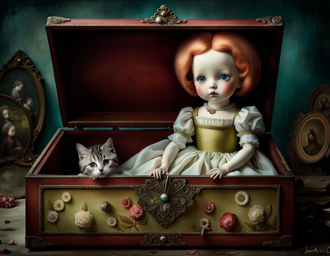 doll in a toybox