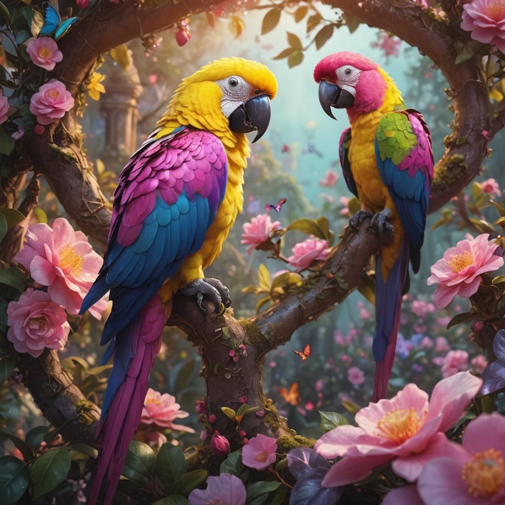 Rainbow Parrots