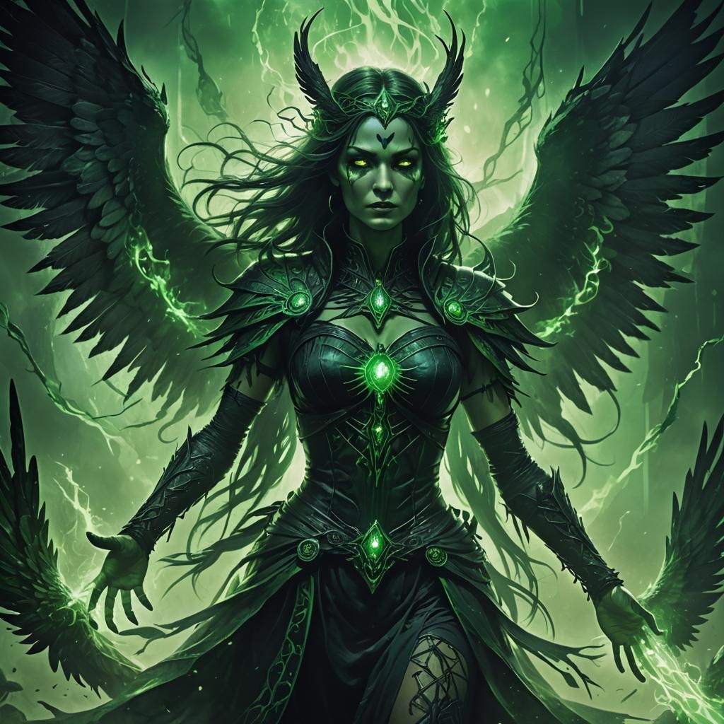 Underworld Goddess in Dark Fantasy Art