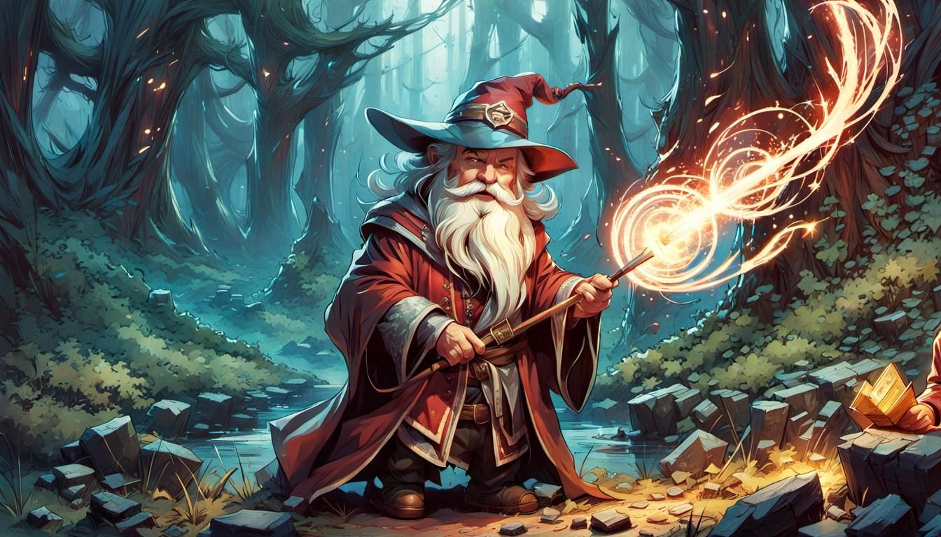 Dwarf Wizard D&D