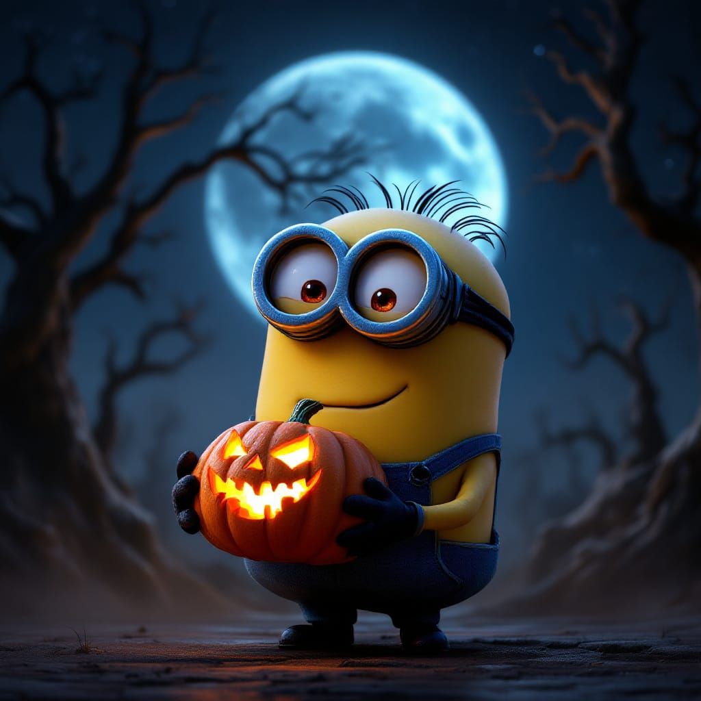 Bob the Minion's Spooky Halloween Night in 3D