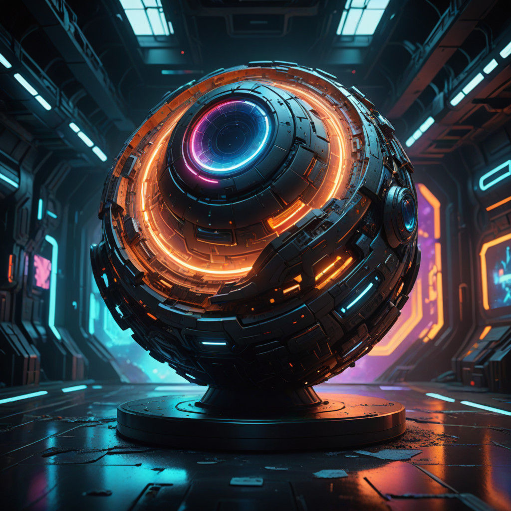 Ethereal Kernel Form in Hyperrealistic Detail