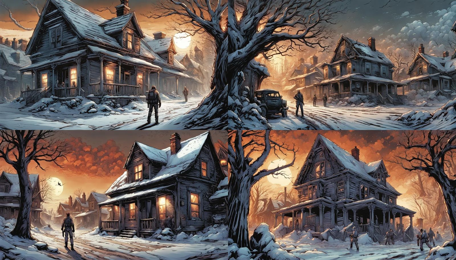 Resident Evil Village: Comic Book Art