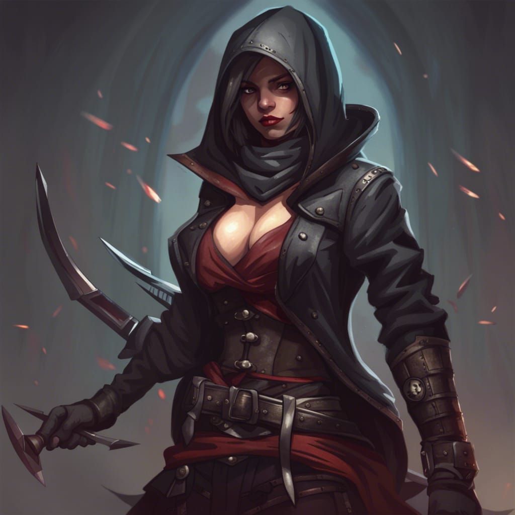 Assassin Girl Boss in War Time