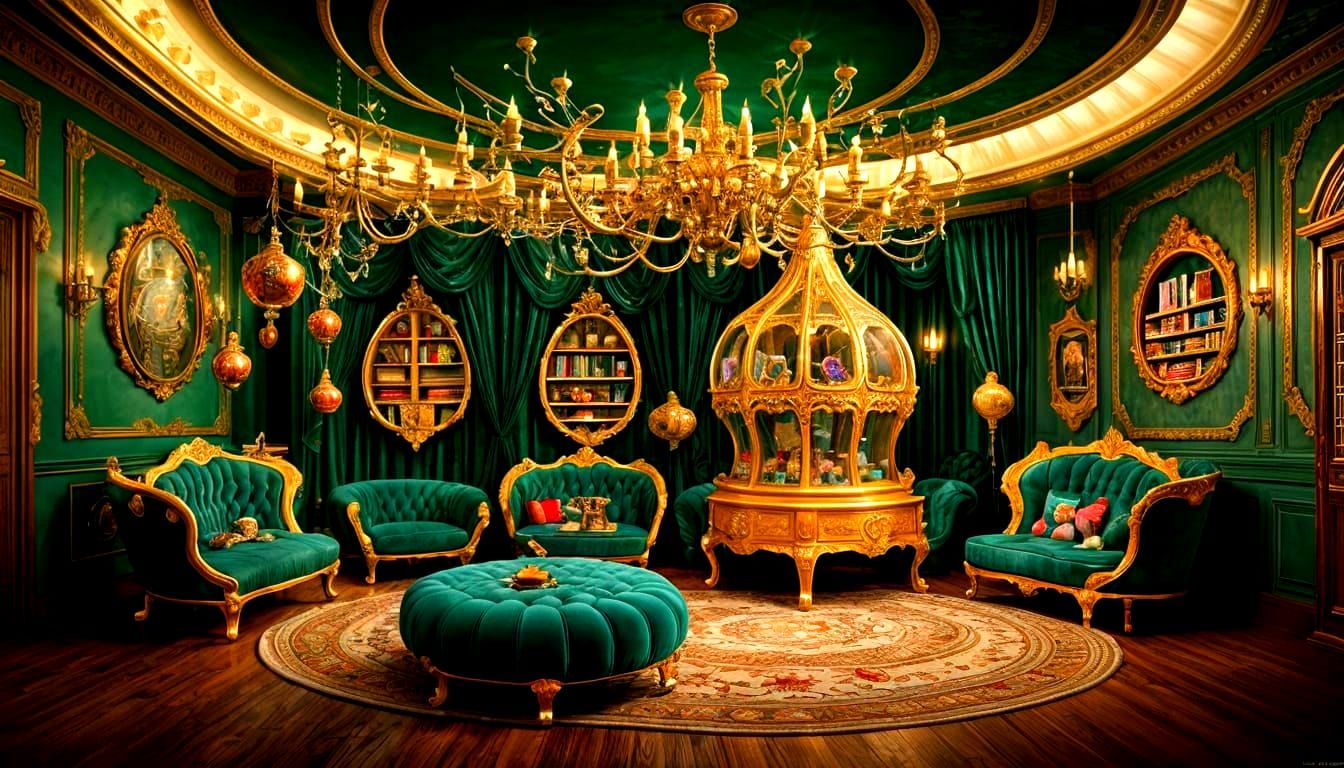 💚Relax in the green room💚