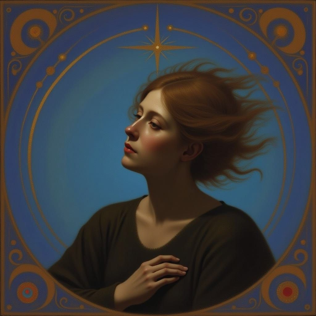 Romantic Renaissance Maiden in a Dreamlike Aesthetic