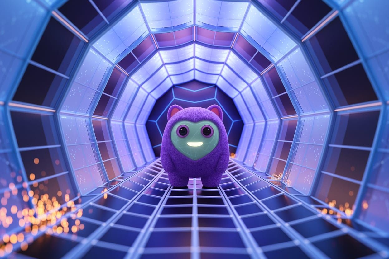 My Heart-Shaped Cyberpet-Thing Walks Me