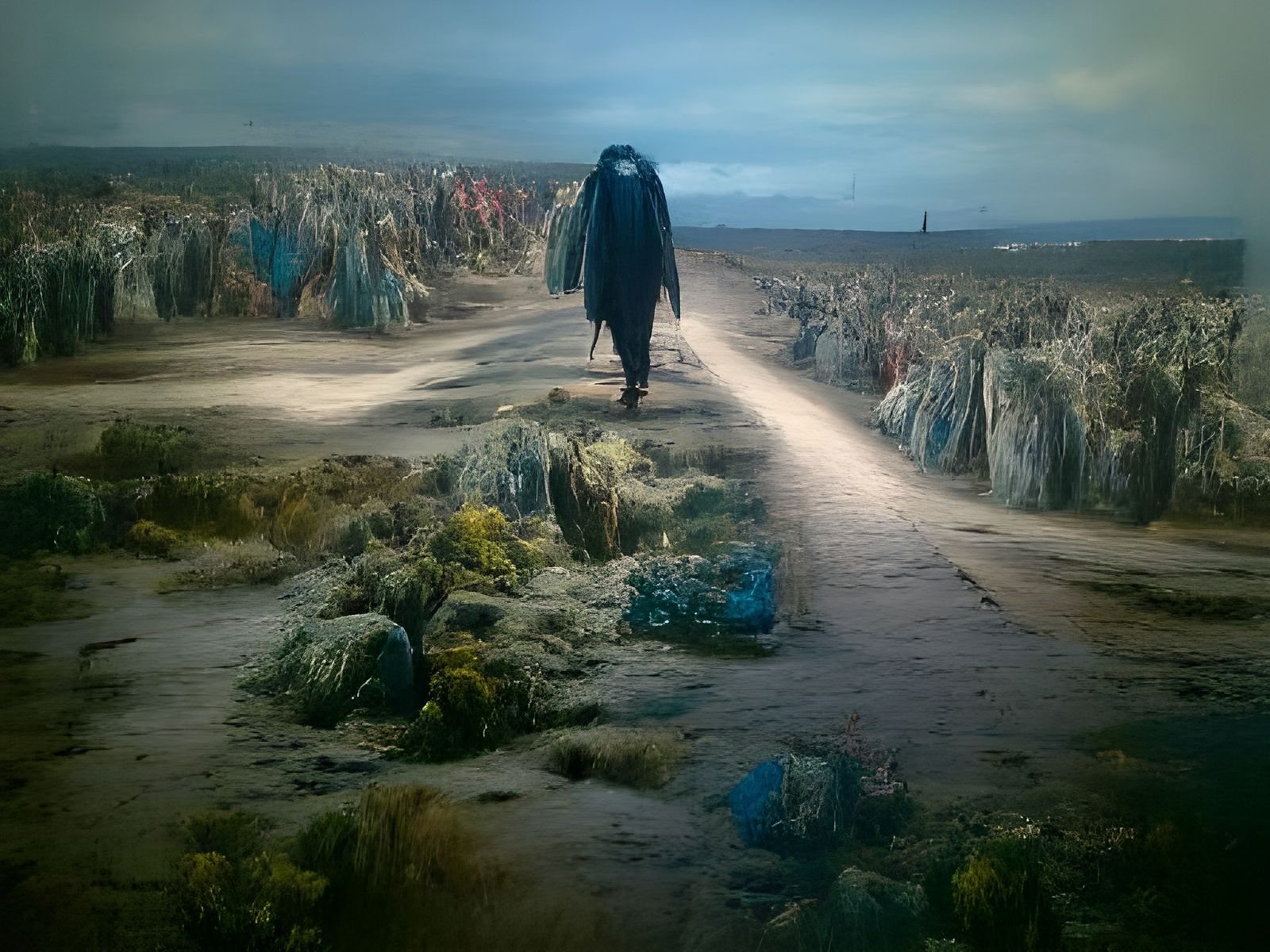 Wasteland Walker in Gustave Dore Style