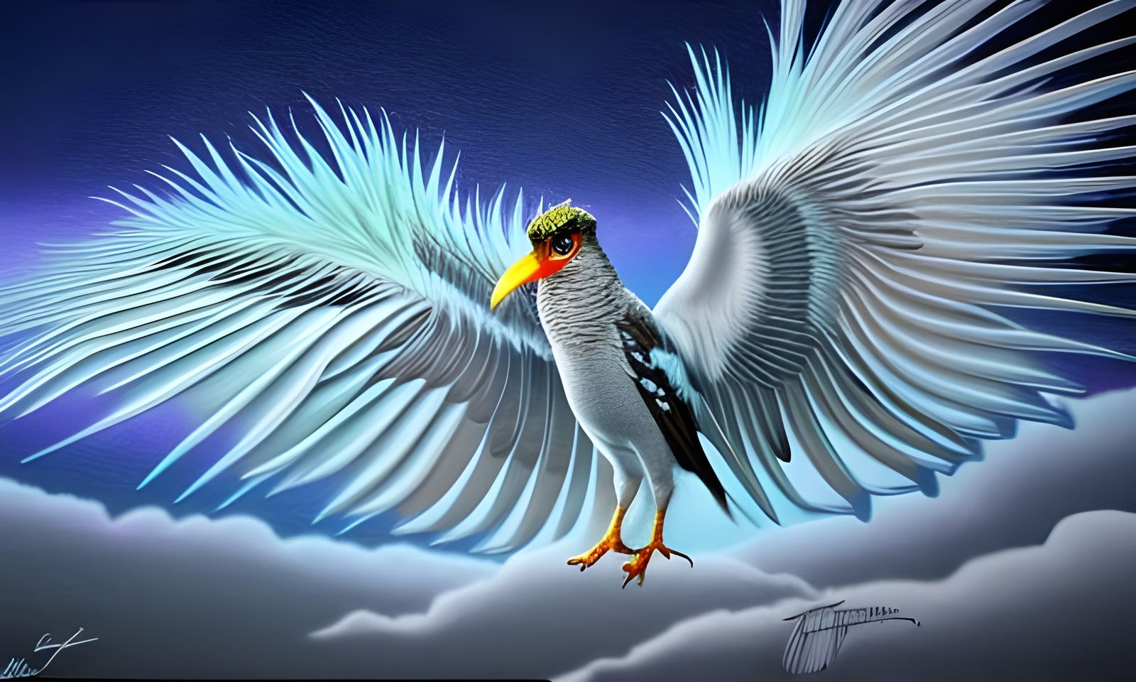 Fantasy 'Snow Birds'