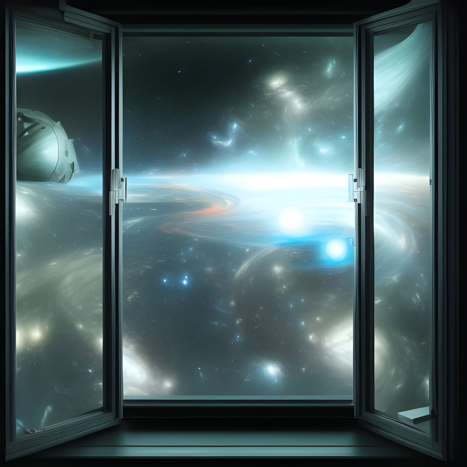 Hyperrealistic Window to Another Universe in 3D