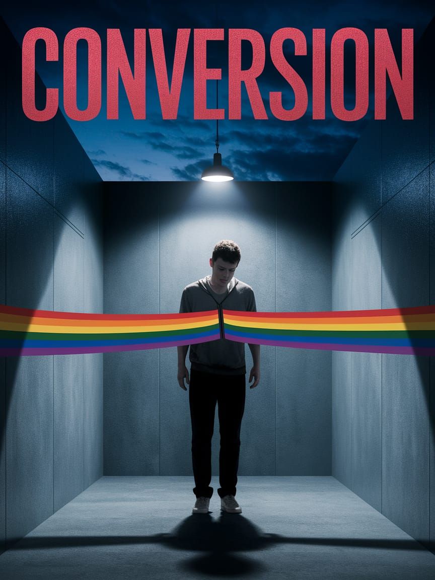 Eerie Movie Poster: Despair in Restraints