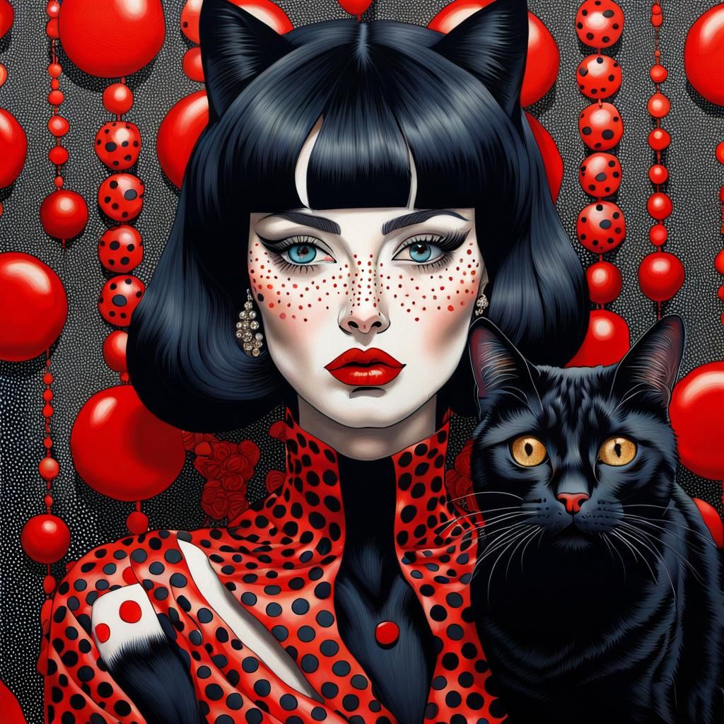 Tribute to Yayoi Kusama.