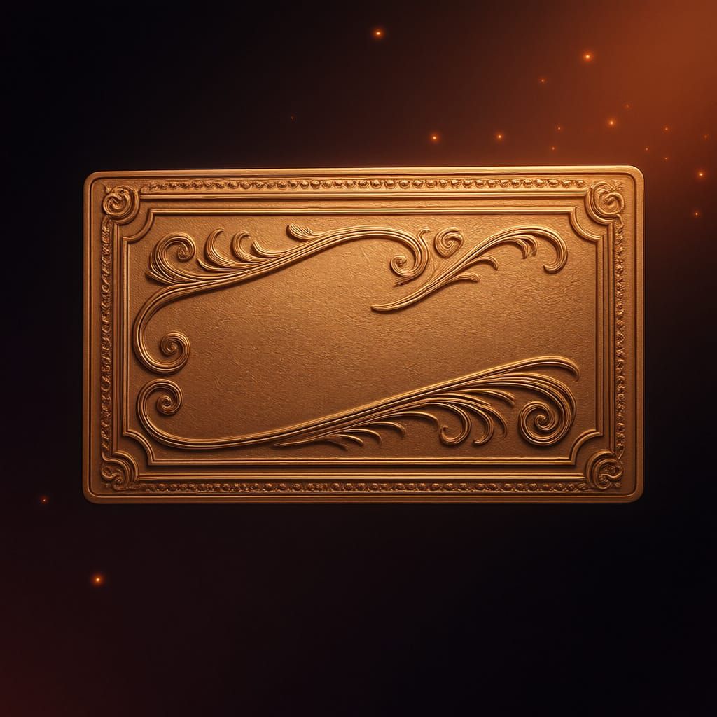 Vintage Greeting Card in Retro-Futuristic Style