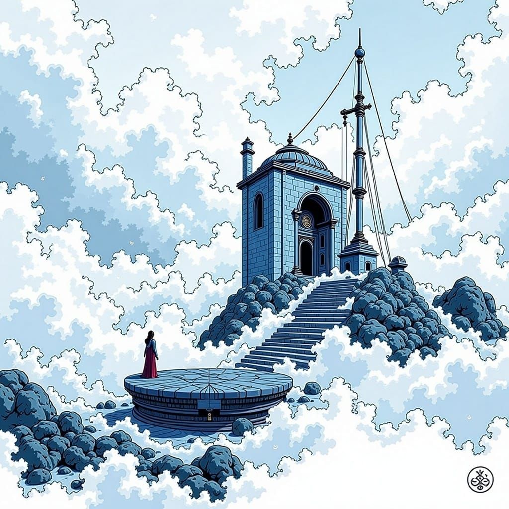 Uranus as Ethereal Abstract Art