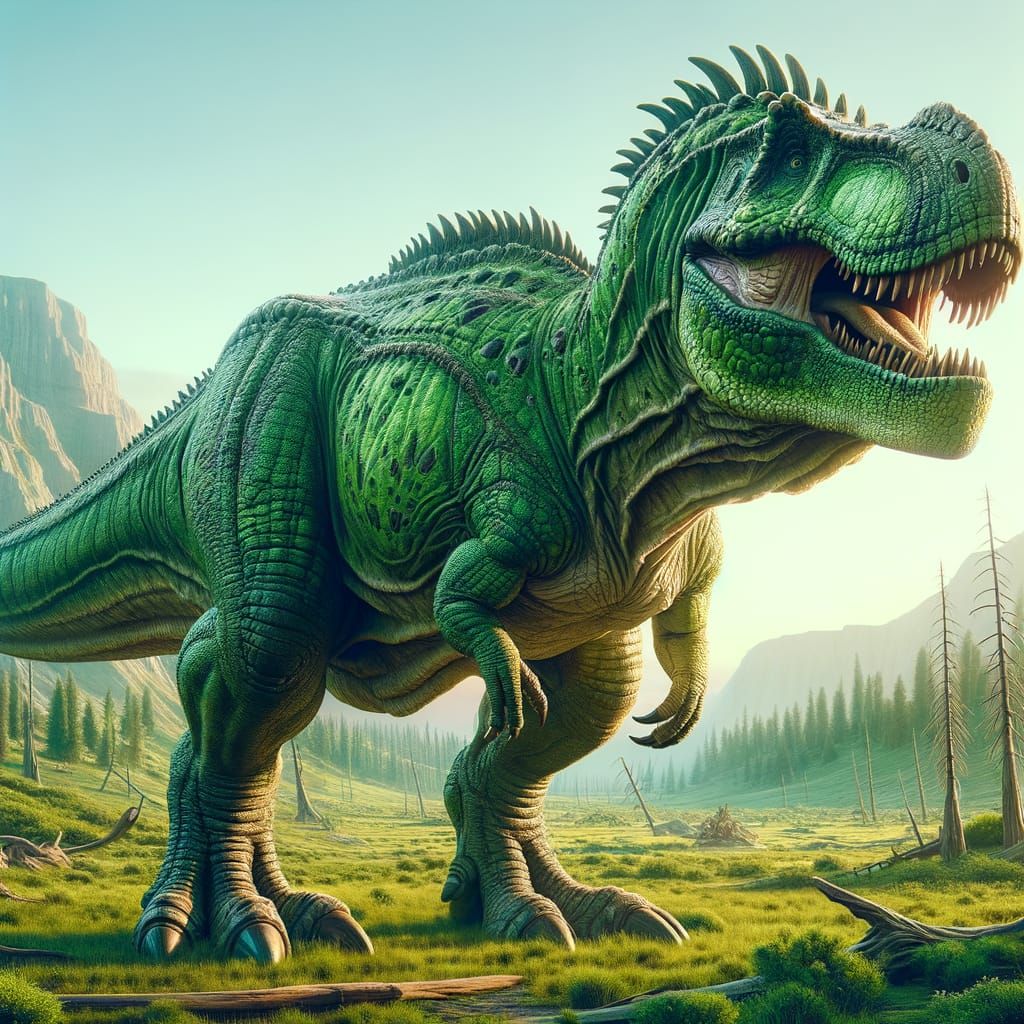 Ancient Green Tyrant Dominates Prehistoric Landscape