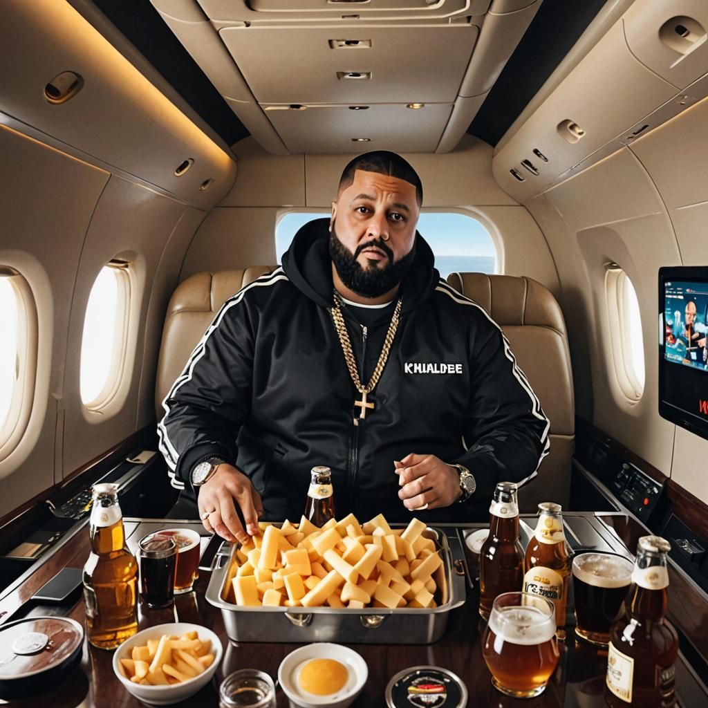 The Cheeseburgler and DJ Khaled's Airplane Adventure