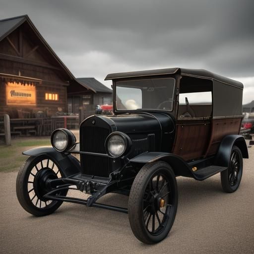 Modernized Conestoga Wagon at LA Car Show