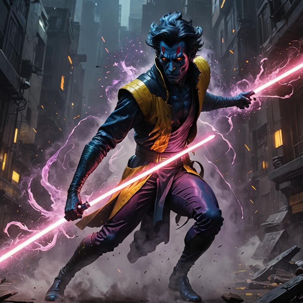 Nightcrawler Jedi Master
"Möge die Macht mit dir sein!" google it. Hit the like button if u get it.