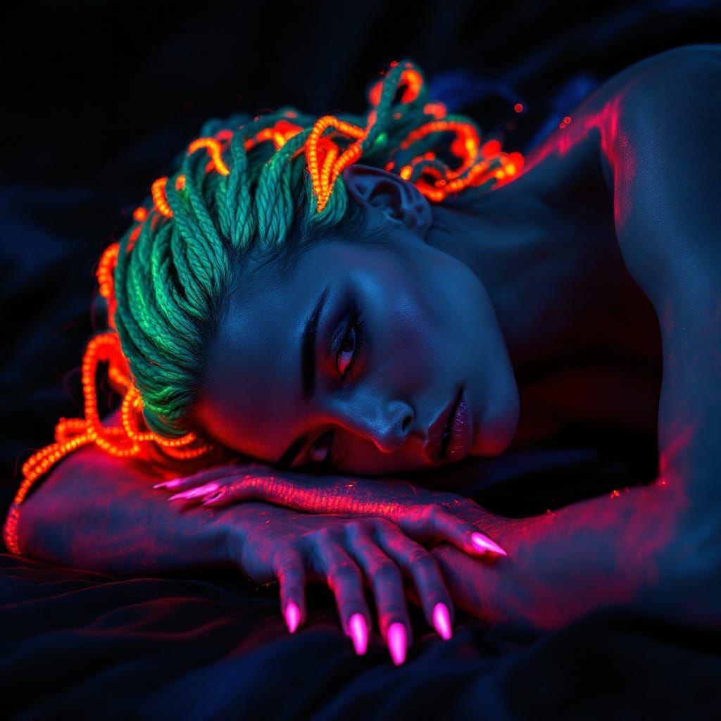 A Nordic Enchantress Radiates Neo-Noir Mystery