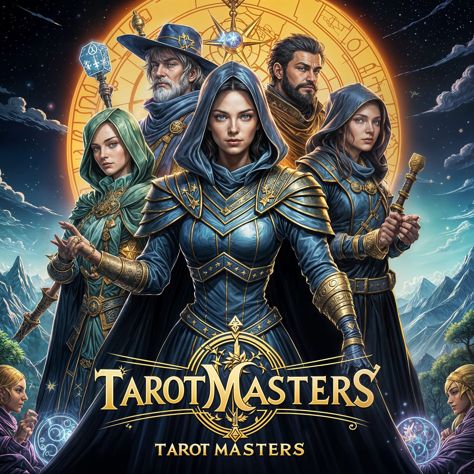 Pixel Art Tarot Masters Game Cover