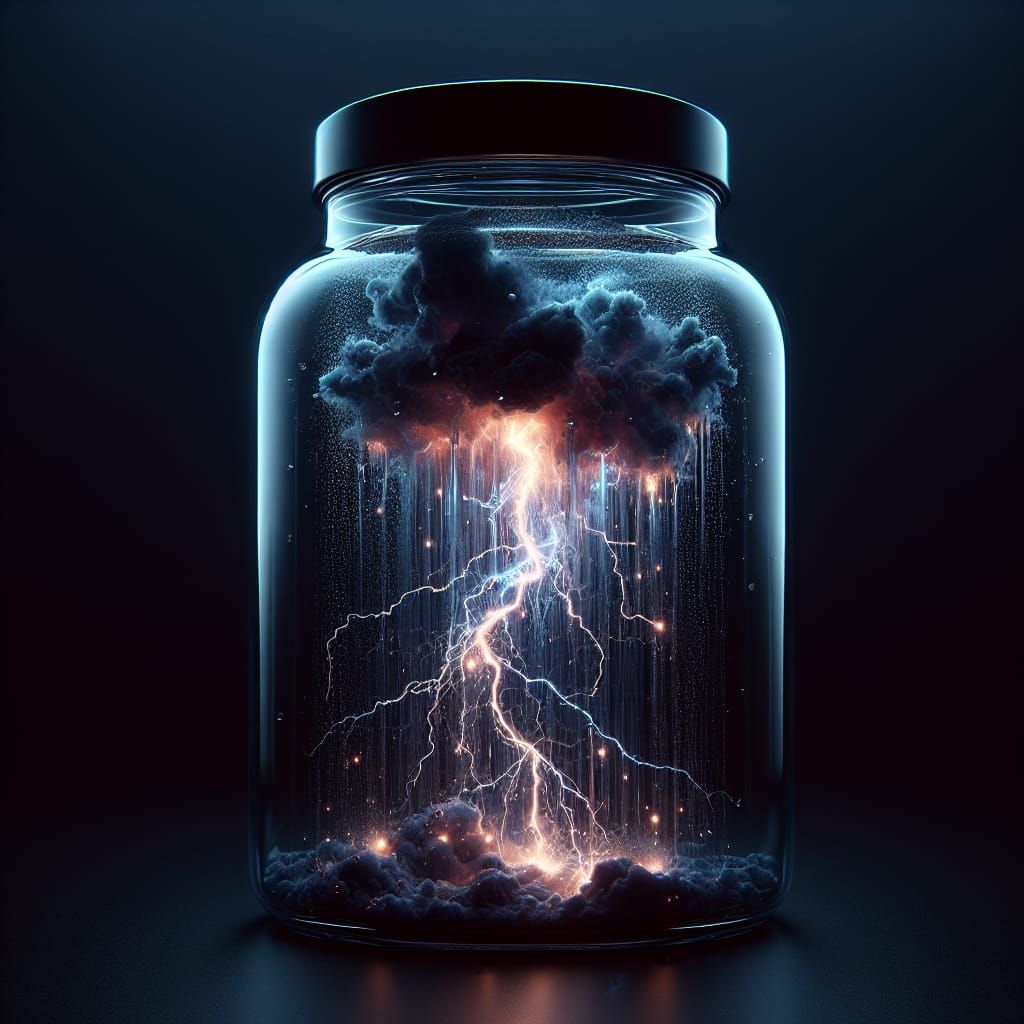Lightning Storm in a Jar