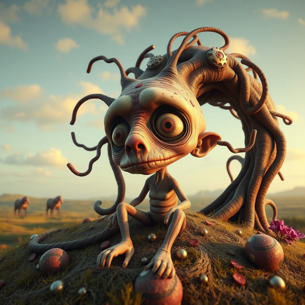 Strange and Peculiar Ultra-Detailed Creation in 8k