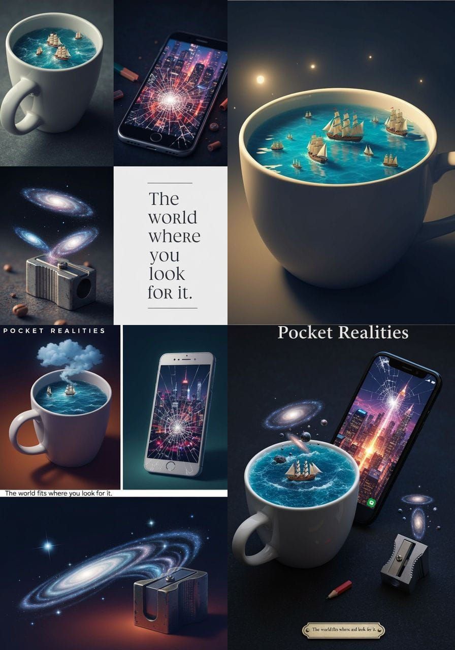 Mini Worlds in Everyday Objects: Coffee Mug Ocean