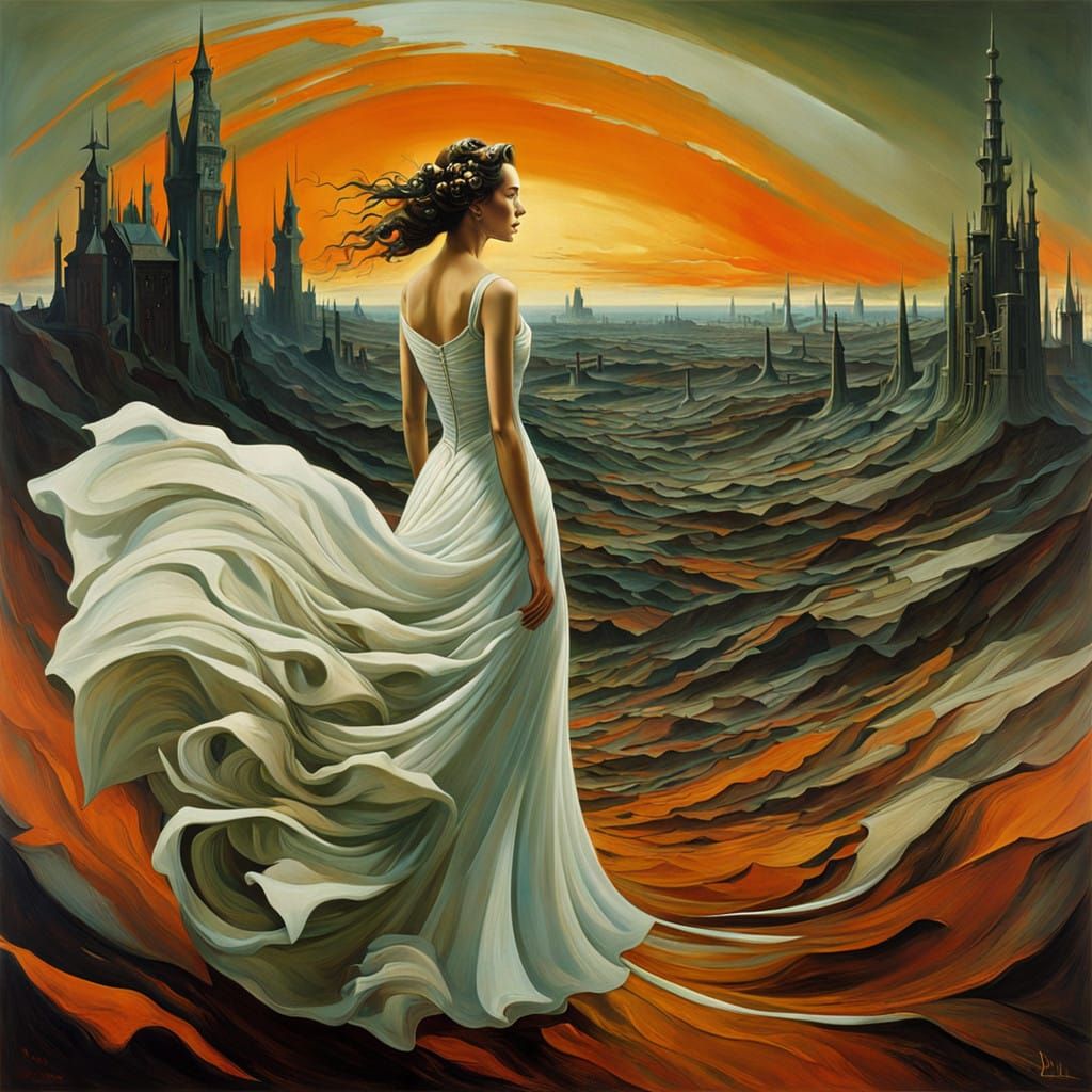 Serene Descent into Surreal Chaos