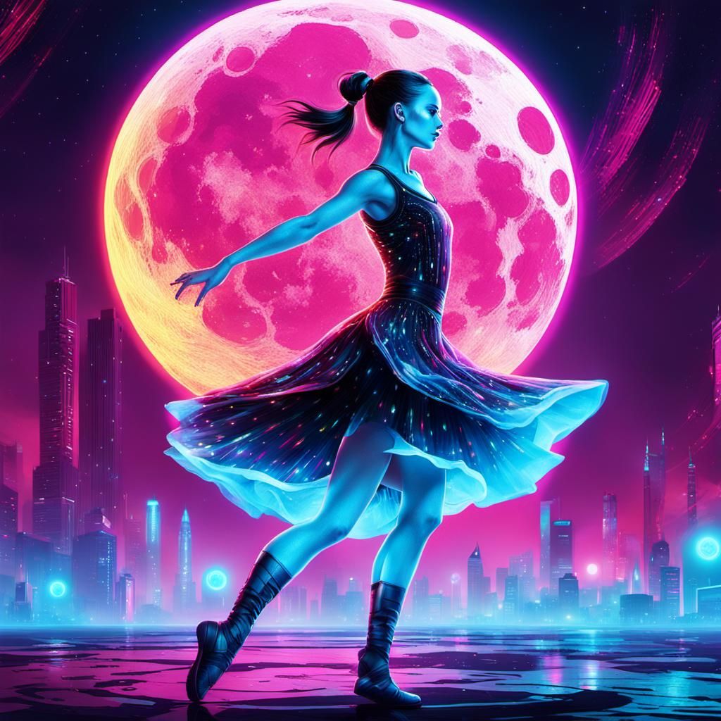 Pink moon ballet