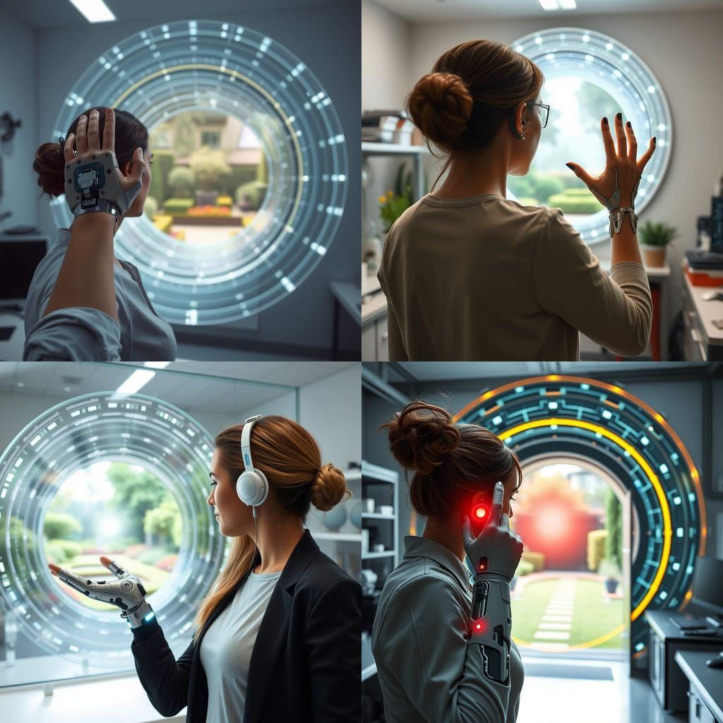 Cybernetic Teleportation Device Hand Implant in Lab