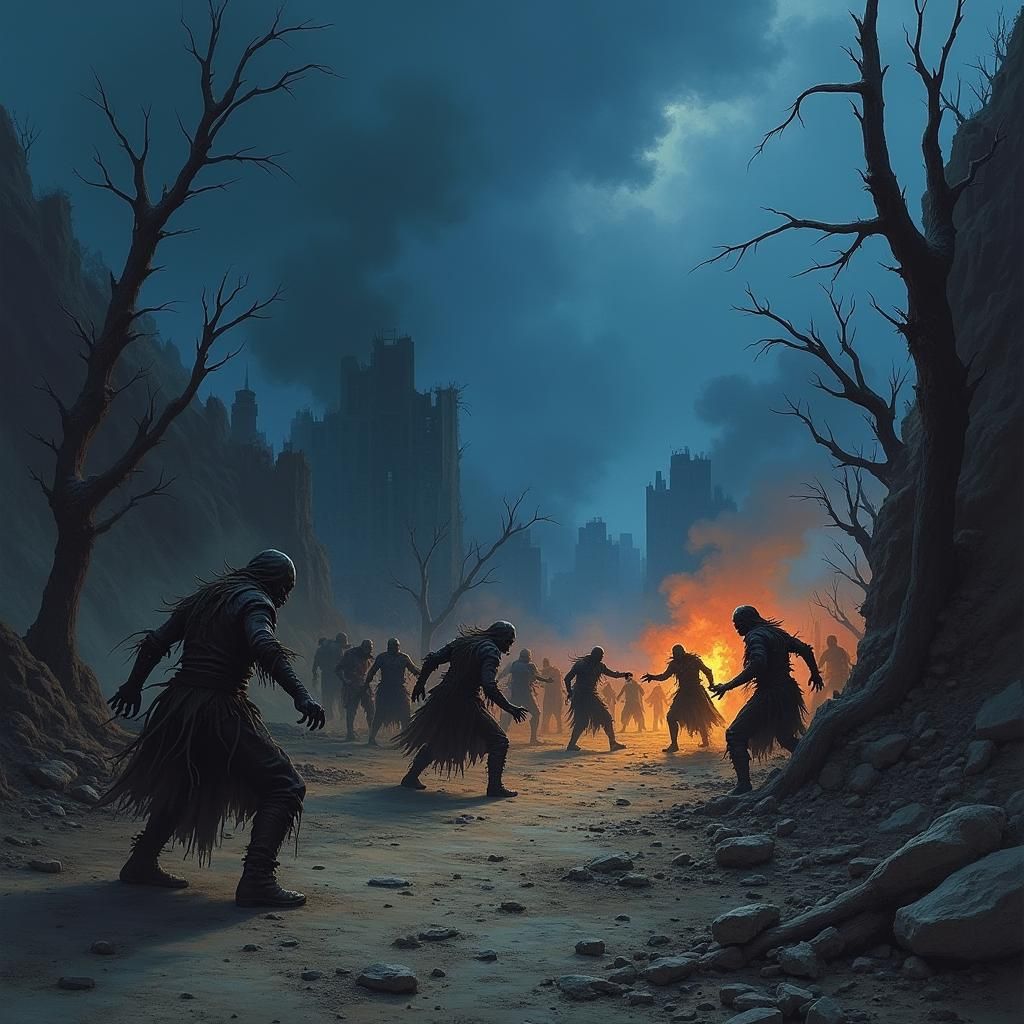 Dark Chaos: Anarchic Landscape of Desperation and Violence