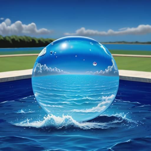 Water Ball. Surrealism