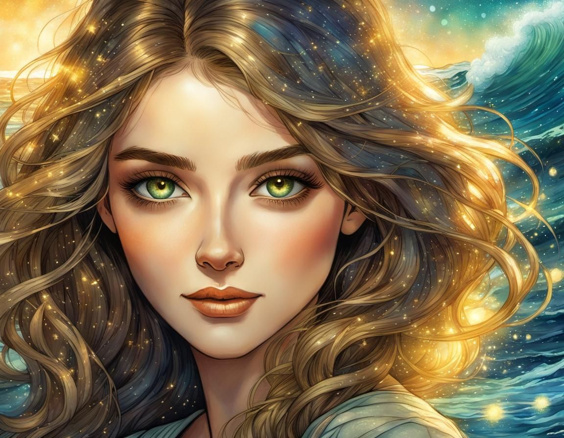 Portrait by the sea