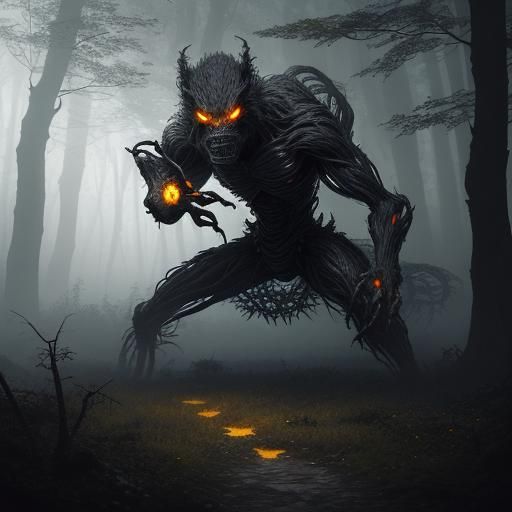 Ethereal Spider Creature in Hyperrealistic Detail