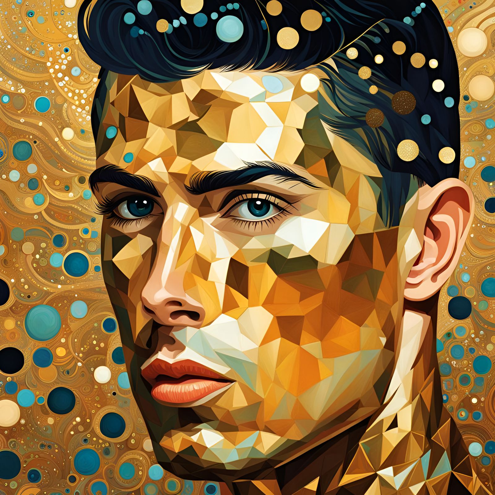 CRISTIANO RONALDO by Gustave Klimt