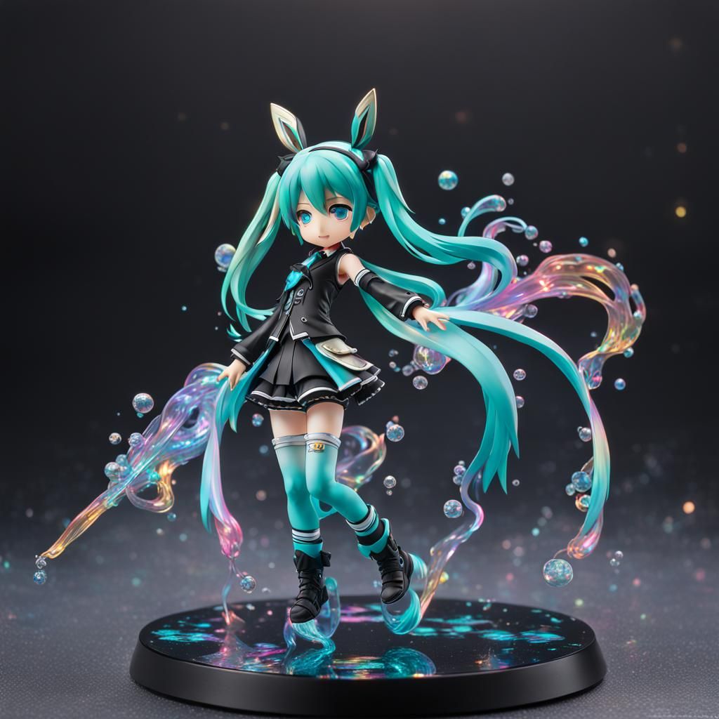 Rainbow Water Nendoroid Hatsune Miku special holographic limited edition figure