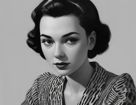 DJ Nina Kraviz / 40s aesthetic