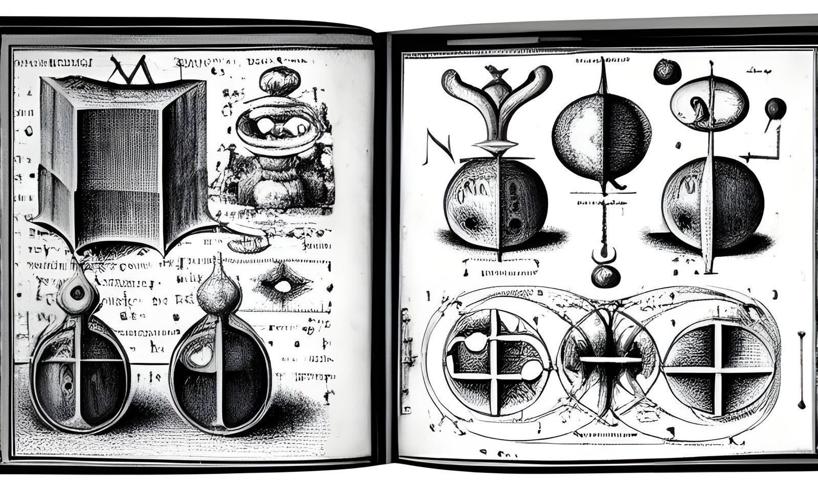 Esoteric Grimoire Illustration Inspired by Studio Ghibli