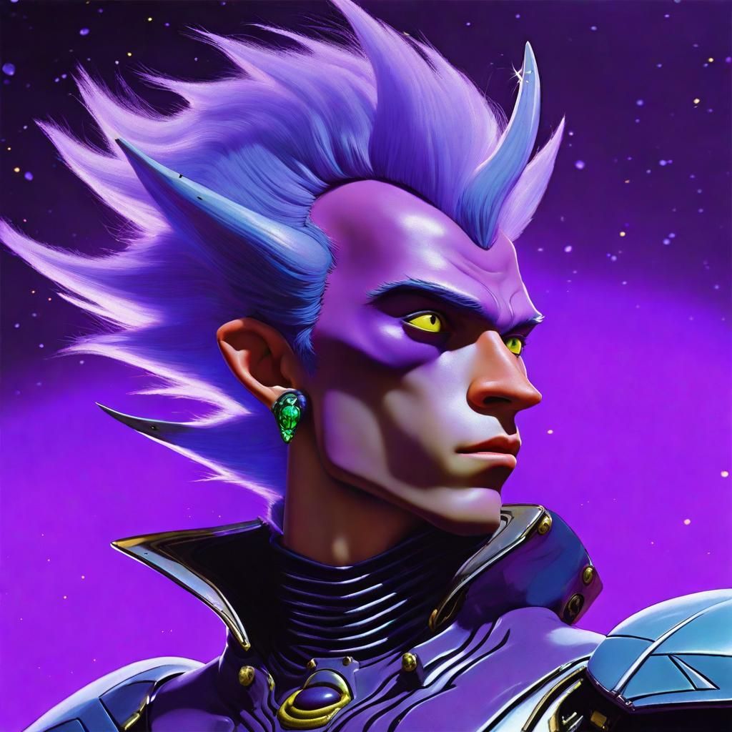 Dal R'El (Self appointed) Captain. Retro Trek