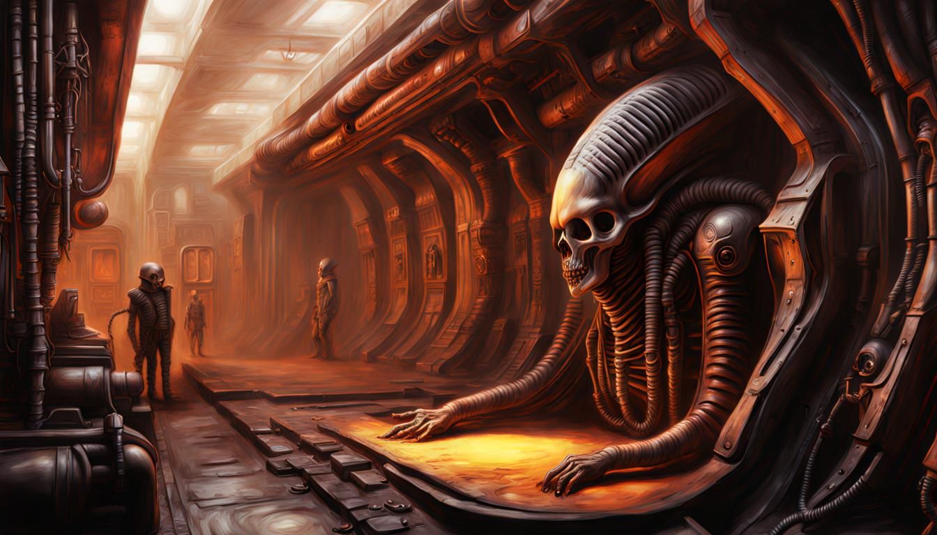 Futuristic Alien World Concept Art in 8K Resolution