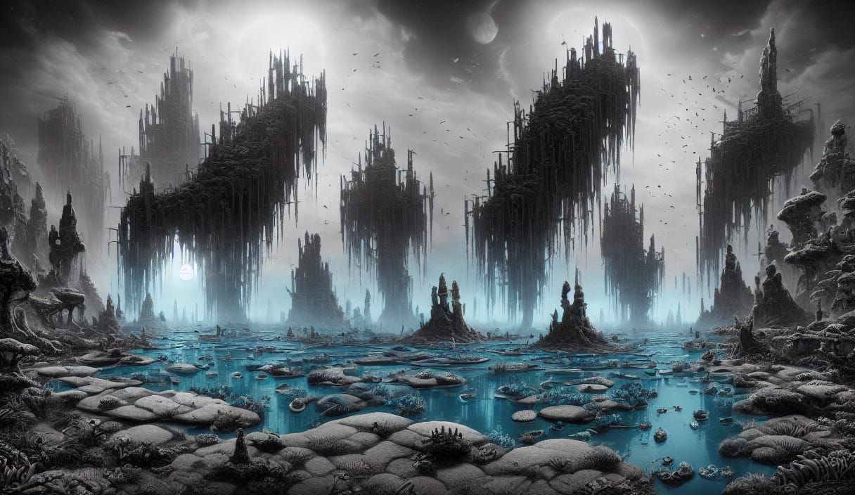 Underwater Bedroom in Shipwreck: Surreal Digital Art