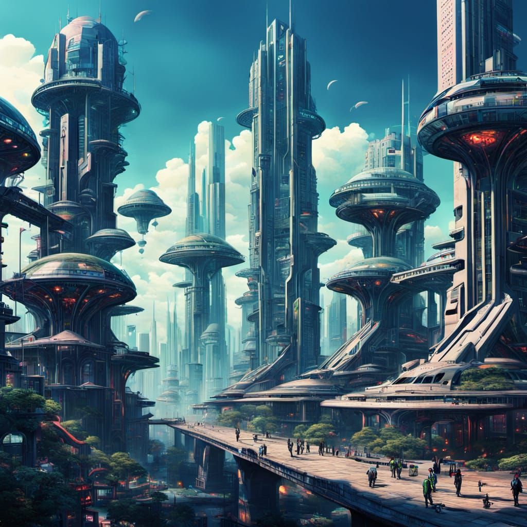 Cyberpunk Cityscape Unveils Hidden Realms