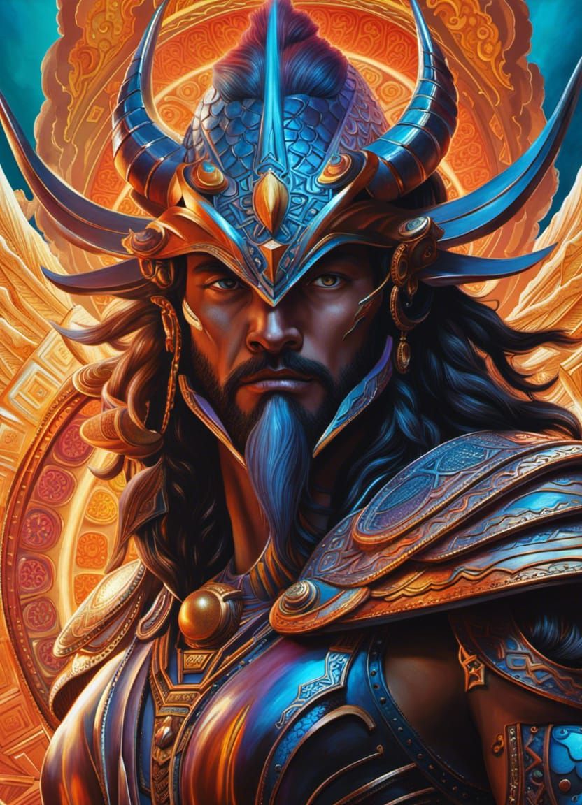 Hyperrealistic Spaceman in Splash Art Style