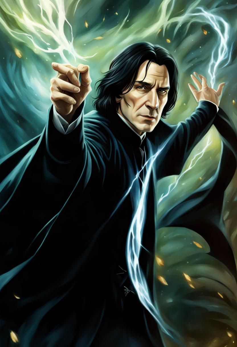 Young Severus Snape: A Beautiful Portrait