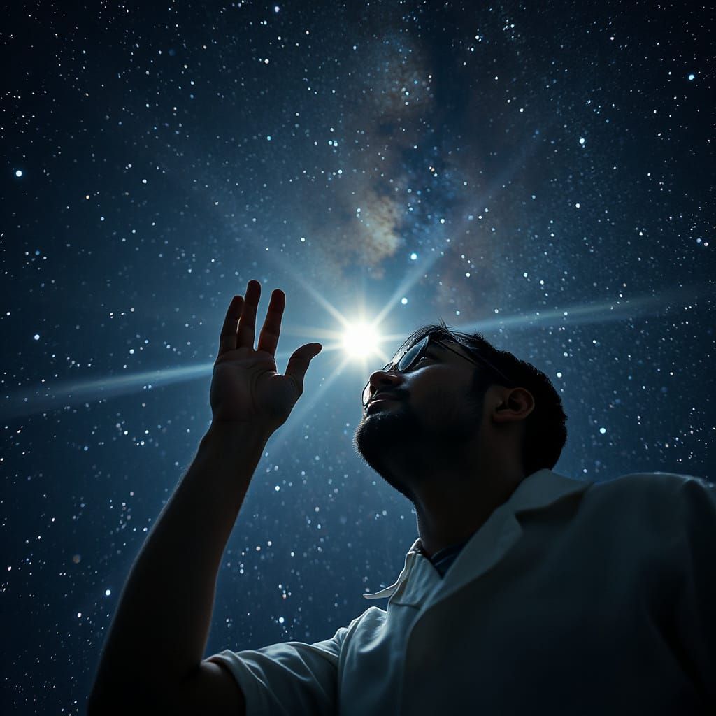 Awe-Inspiring Scientist Observes the Universe